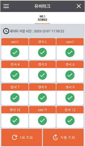 모니터링(정상) 화면